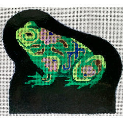 Patti Mann cloisonne frog Canvas