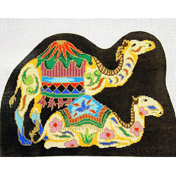 Patti Mann cloisonne' Camels Canvas