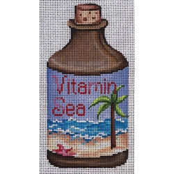 Patti Mann ornament, Vitamin Sea Canvas
