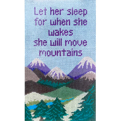 Patti Mann Let her sleep…she will move mountains Canvas