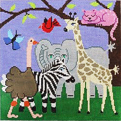 Patti Mann Animals--Safari Canvas