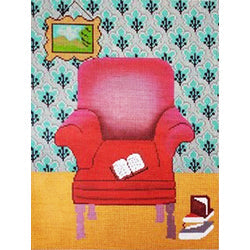 Patti Mann Red chair Canvas