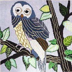 Patti Mann Small majestic owl Canvas