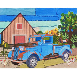 Patti Mann Brown barn, truck and more Canvas