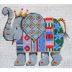 Patti Mann ornament, elephant Canvas