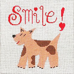Patti Mann "Smile" doggie Canvas