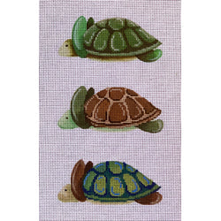 Patti Mann stack of 3 turtles Canvas