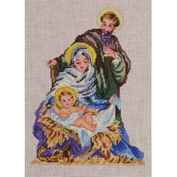 Patti Mann nativity, holy family Canvas