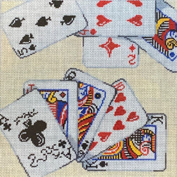Patti Mann playing cards/ poker Canvas