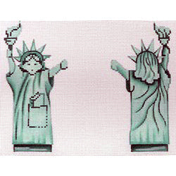 Patti Mann 2-sided Lady Liberty Canvas