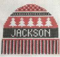 Wool Hat Ornaments - Ski Destinations - Jackson Hole, Wyoming