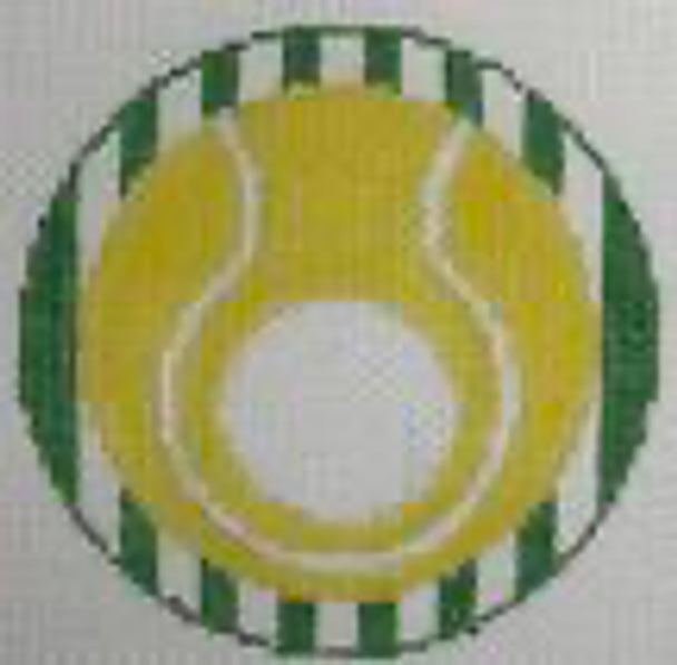 Tennis Ball Monogram Round