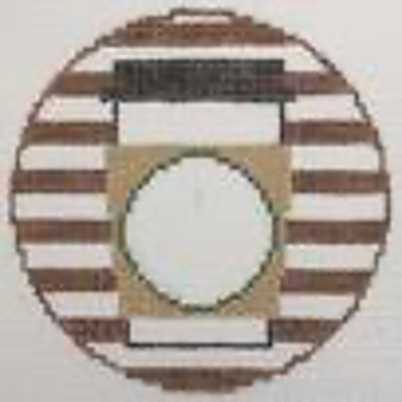 Coffee Monogram Round
