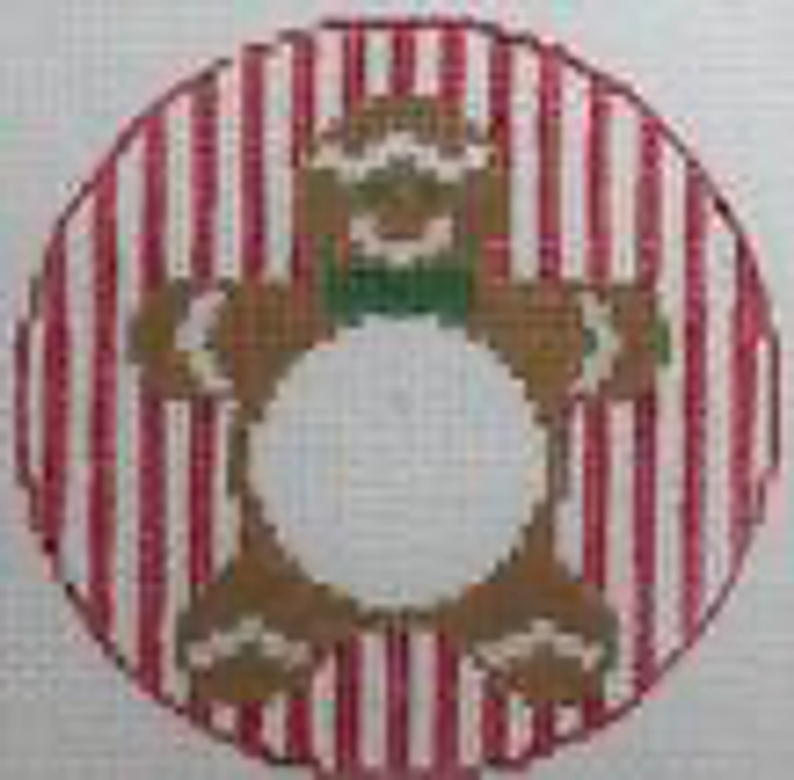 Gingerbread Boy Monogram Round