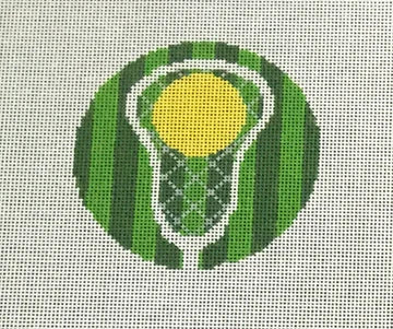 Lacrosse Monogram Round