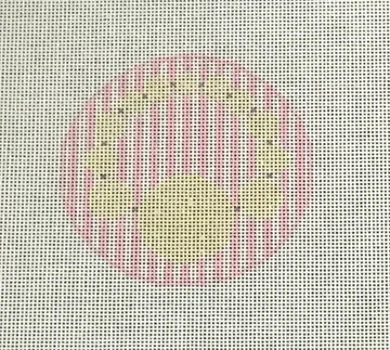 Pearls Monogram Round