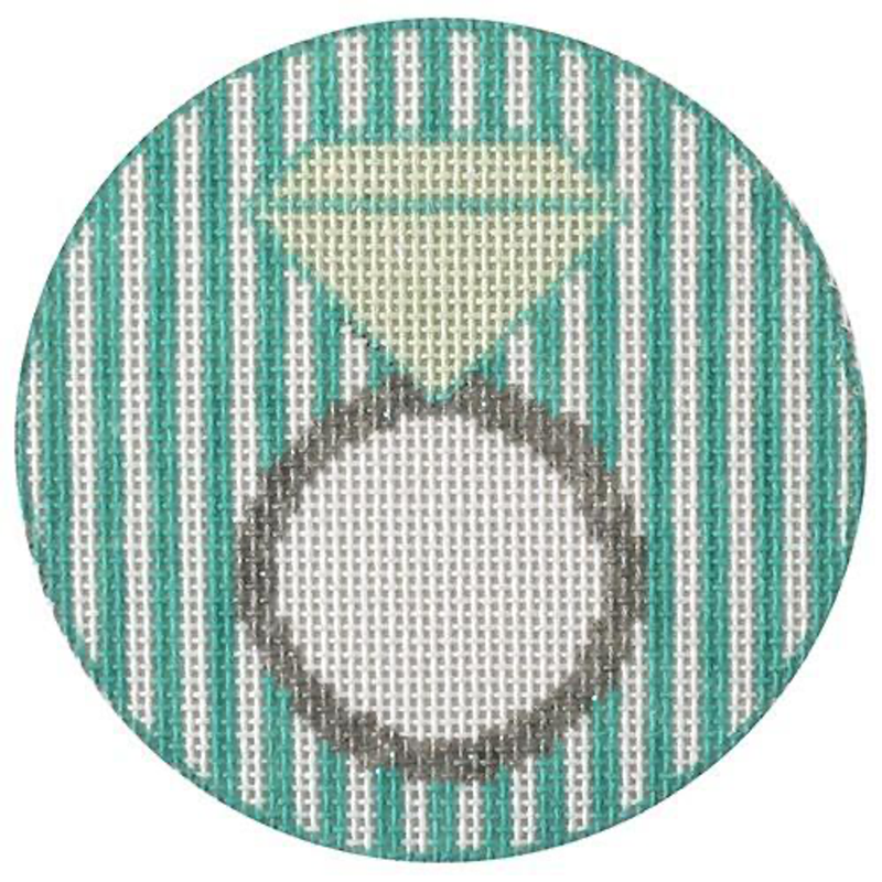 Diamond Monogram Round