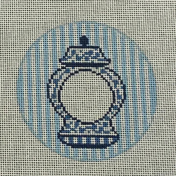 Ginger Jar Monogram Round