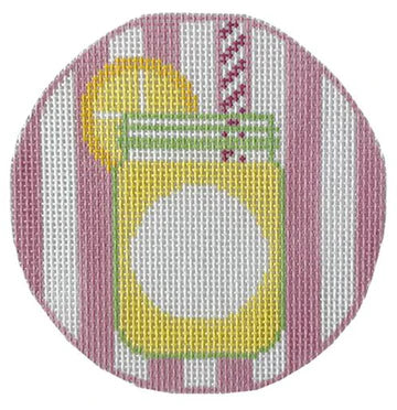 Lemonade Monogram Round