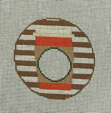 Pumpkin Cup Monogram Round