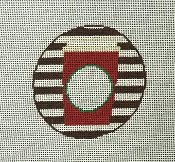 Red Cup Monogram Round