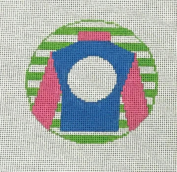 Jockey Silk Monogram Round