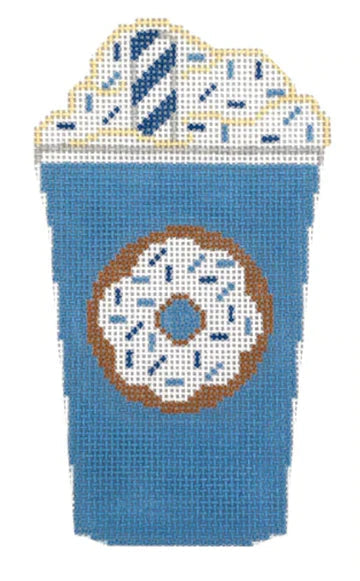 Blue Donut Cup