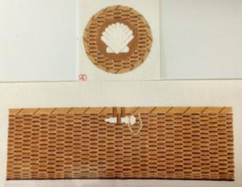 Nantucket Basket w/ Shell Lid (2 part)