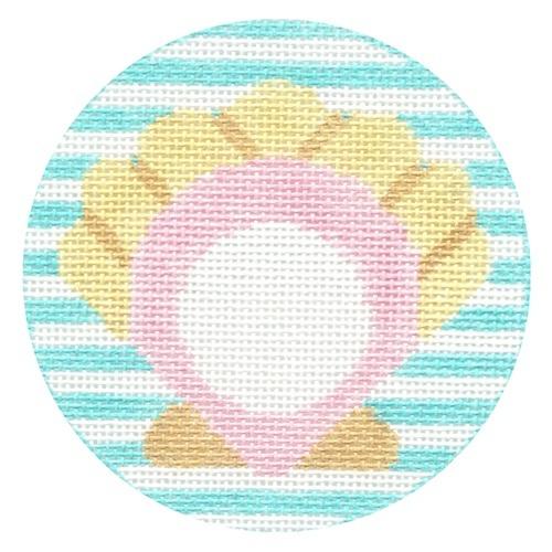 Shell Monogram Round