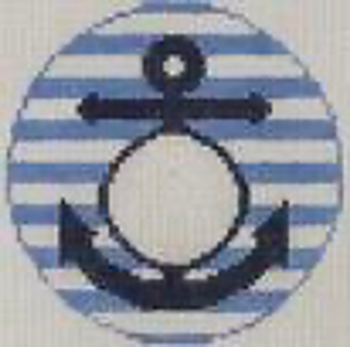 Anchor Monogram Round