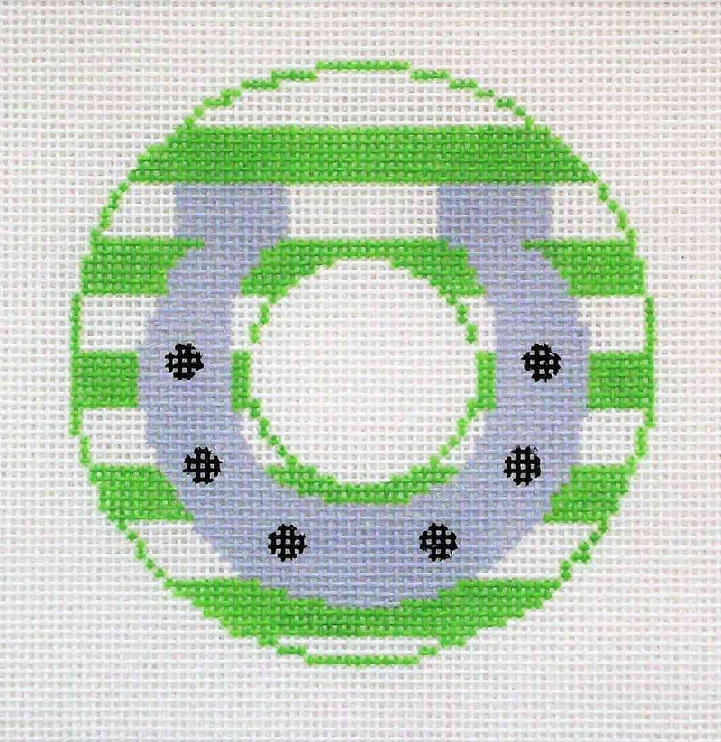 Horseshoe Monogram Round
