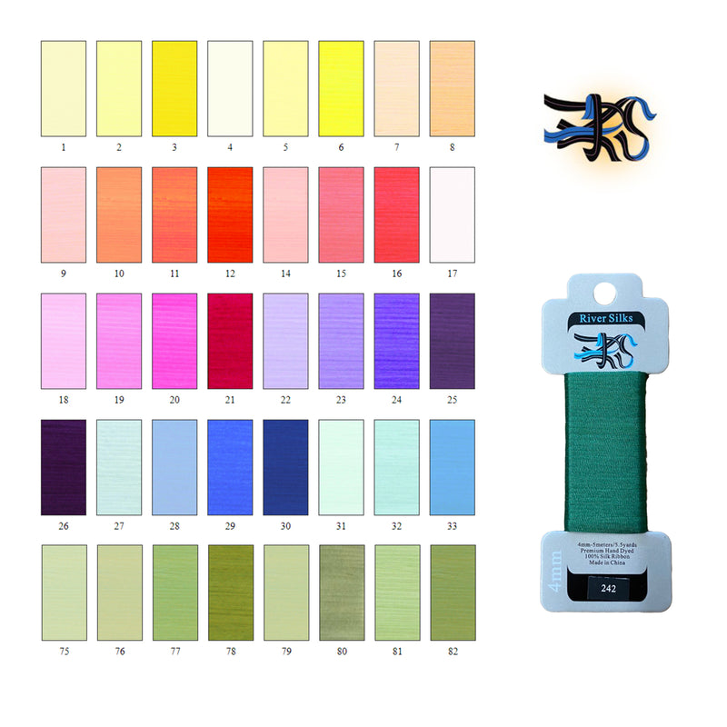 4mm Ribbon (172-336) - River Silks