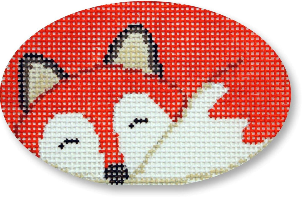 CBK Needlepoint Fox Ornament Canvas — Stitching Fox