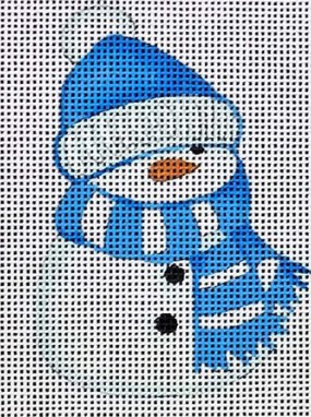 Snowman Blue Scarf