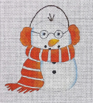 Snowman with earmuffs