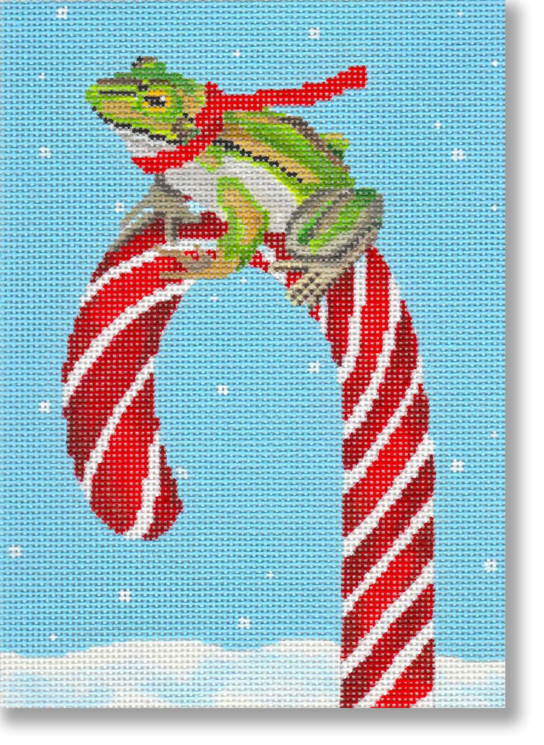 Frog & Candy Cane