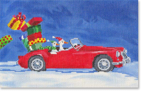 Hot Rod Christmas Geese