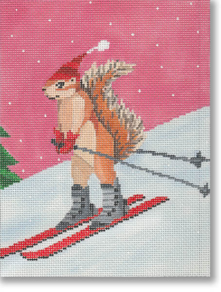 Skiing Squirrel