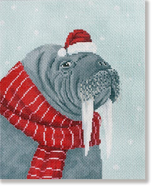 Walrus w/ Red Scarf