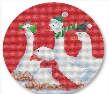 Geese A Laying canvas