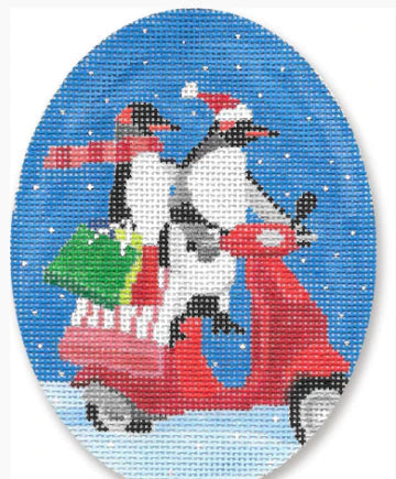 Penguins on Scooter