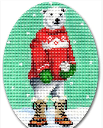 Polar Bear w/Red Sweater