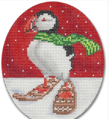 Puffin in Snowshoes