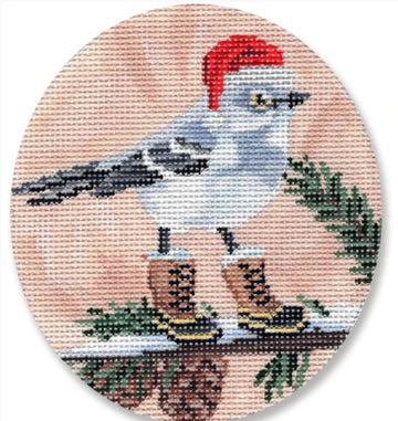 Mockingbird w/Red Santa Hat