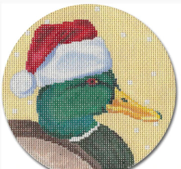 Mallard Duck w/ Santa Hat