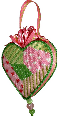 Stitch Guide for OM-07 – Mini Heart – Patchwork – pinks & greens