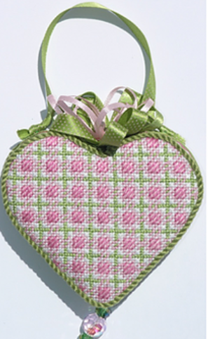 Stitch Guide for OM-13 – Mini Heart – Plaid – pinks w/ lime