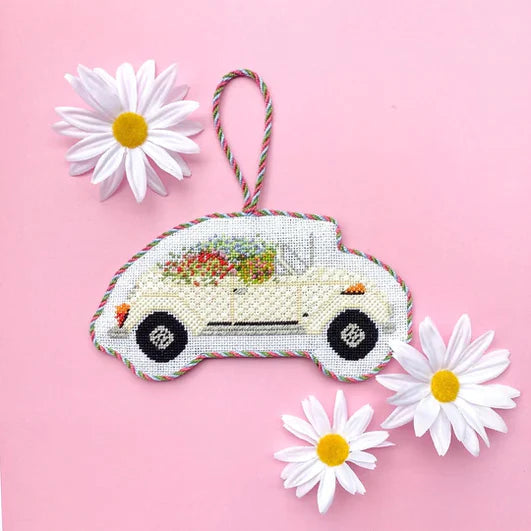 Car with Flowers Collection: Volkswagon Bug with Flowers