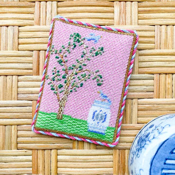 Chinoiserie Silk Screen - Pink