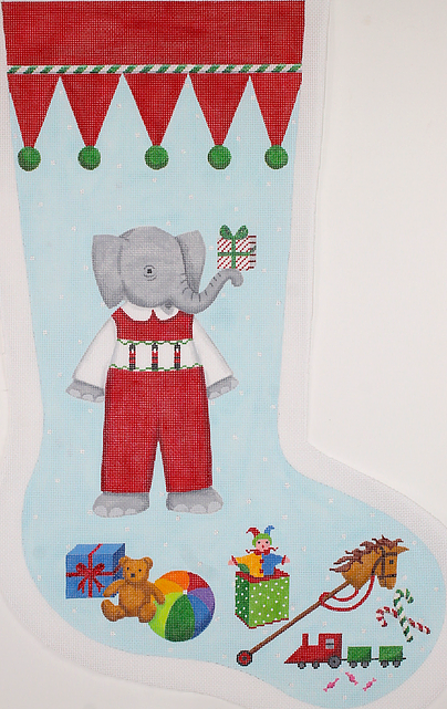 Stocking – Bunny & Mouse w/ Christmas Tree